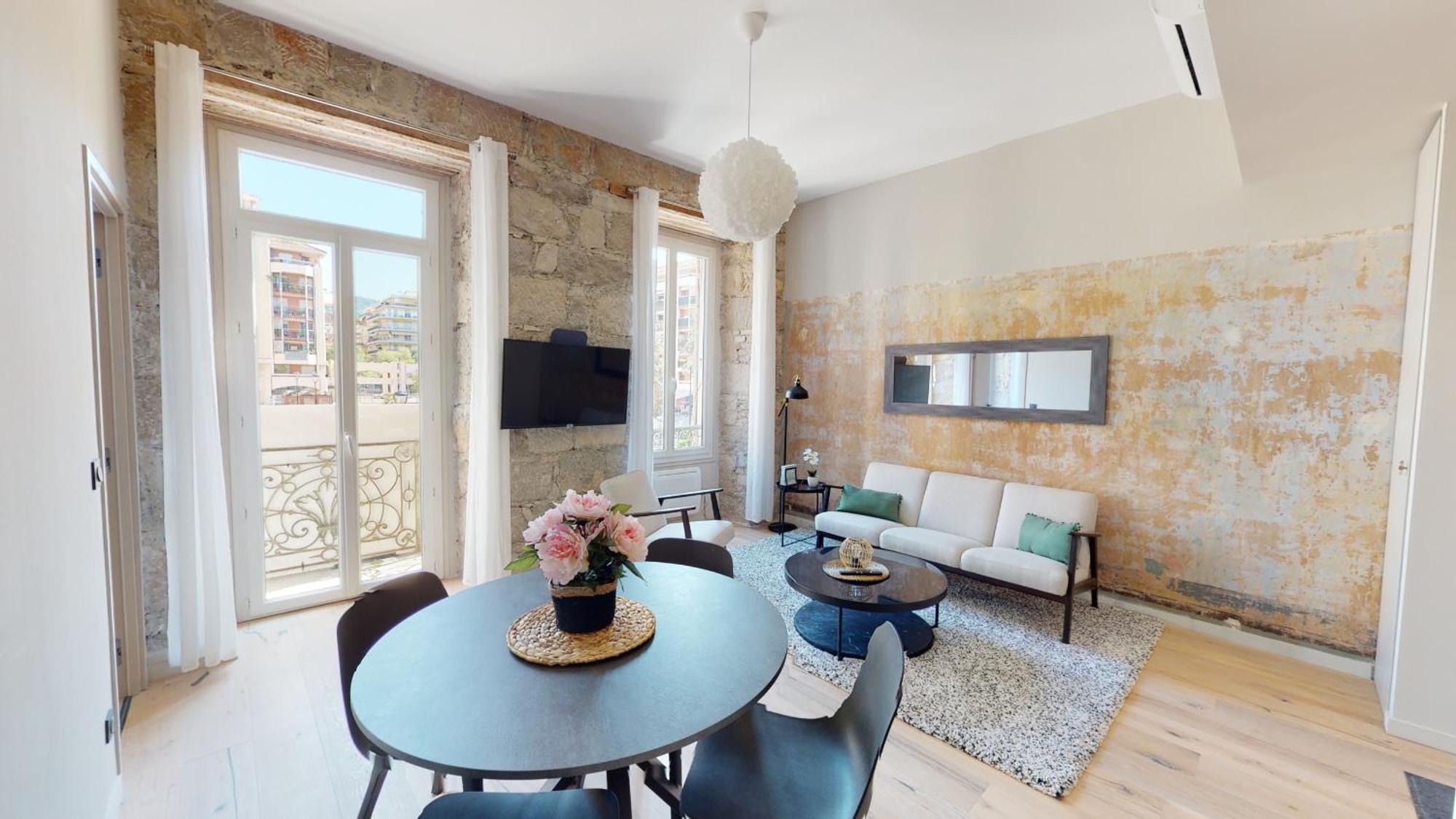 Appartamento Riviera - Balcon Barla - Old Port Place Du Pin